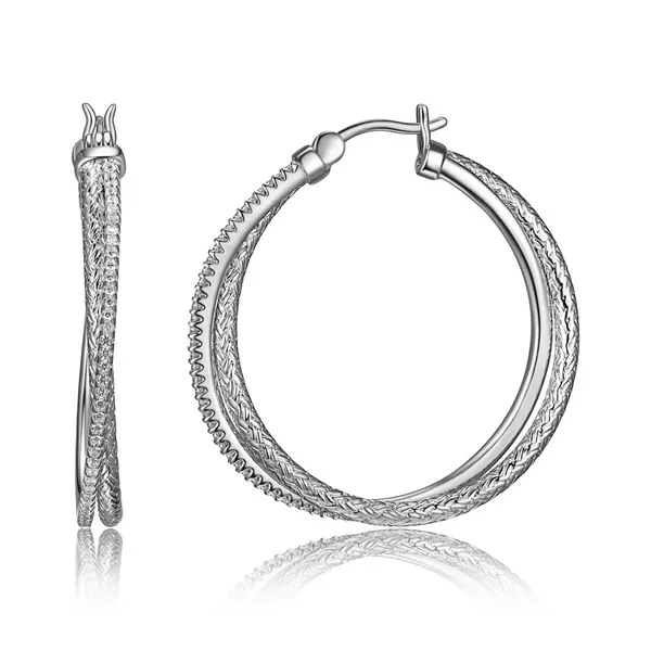 Charles Garnier Hoop Earrings DeScenza Diamonds Boston, MA