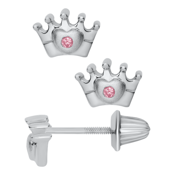 DeScenza Collection Crown Earrings DeScenza Diamonds Boston, MA