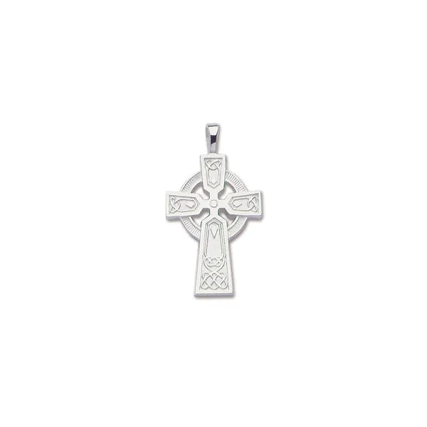DeScenza Collection Silver Celtic Cross DeScenza Diamonds Boston, MA