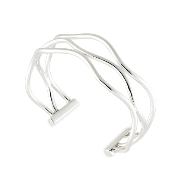 Zina Silver Cuff Bracelet DeScenza Diamonds Boston, MA