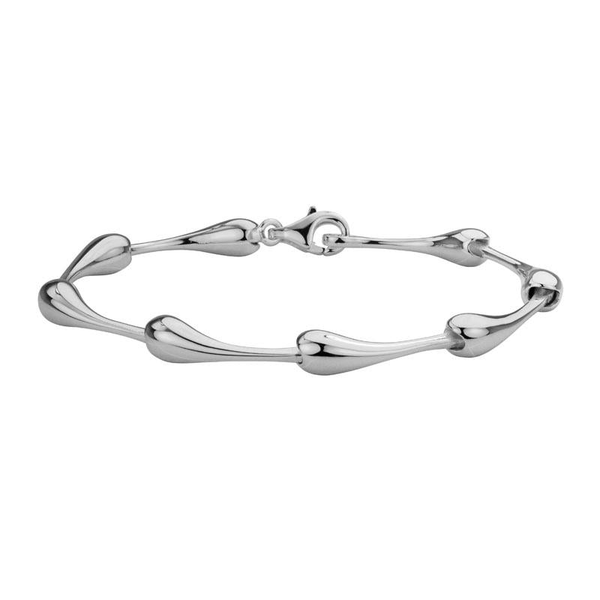 DeScenza Collection Silver Tear Drop Bracelet DeScenza Diamonds Boston, MA