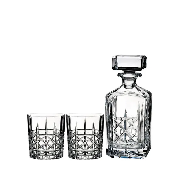 Waterford Marquis Brady Double Old Fashioned, 11.5oz, Set of 2 w/ Decanter DeScenza Diamonds Boston, MA