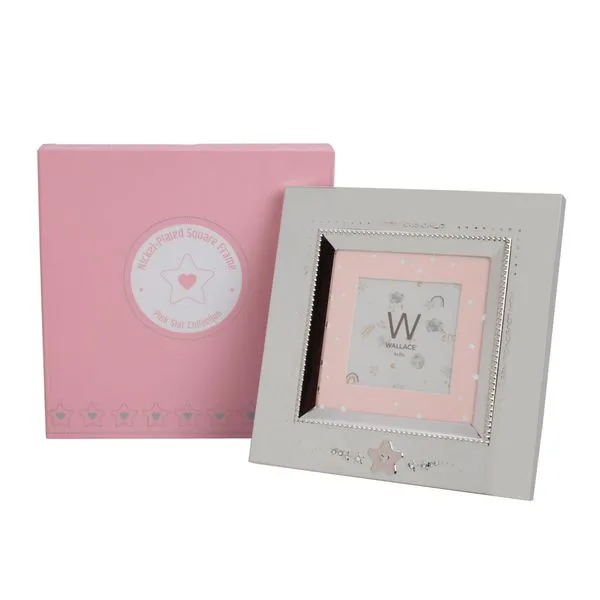 Baby Pink  Star Frame 3x3 DeScenza Diamonds Boston, MA