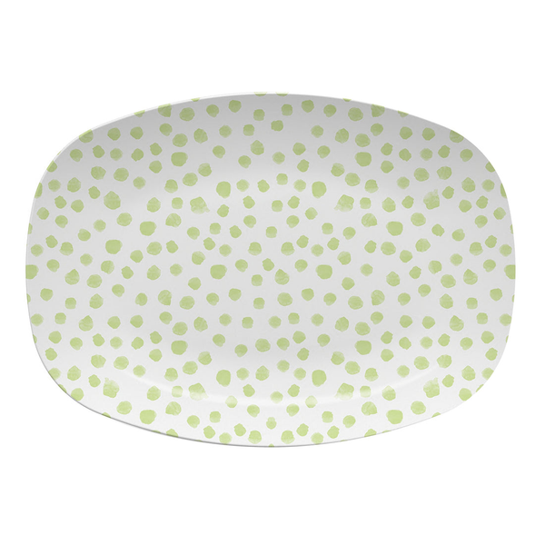 Mariposa Green Dot Platter DeScenza Diamonds Boston, MA