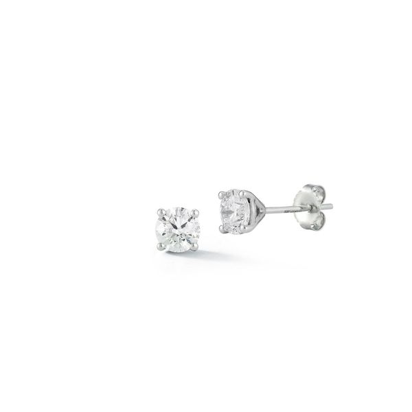 Lab Grown 1CT Diamond Stud Earrings DeScenza Diamonds Boston, MA