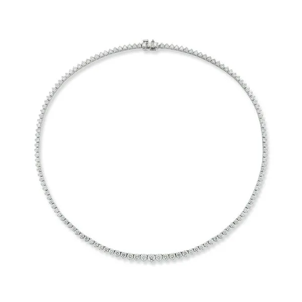 Lab Grown Tennis  Necklace DeScenza Diamonds Boston, MA