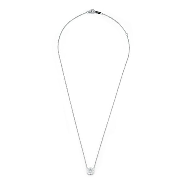 Lab Grown 2ct Solitaire Pendant Image 2 DeScenza Diamonds Boston, MA