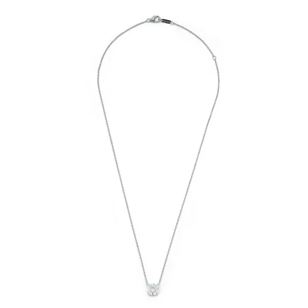 Lab Grown 2ct Solitaire Pendant Image 2 DeScenza Diamonds Boston, MA