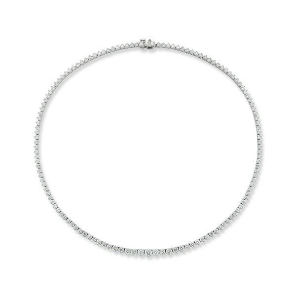 Lab Grown Tennis  Necklace DeScenza Diamonds Boston, MA