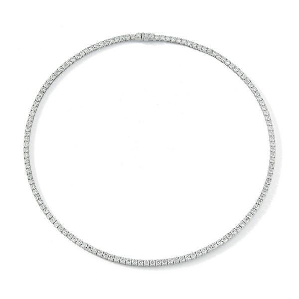 Lab Grown Diamond Tennis Necklace DeScenza Diamonds Boston, MA