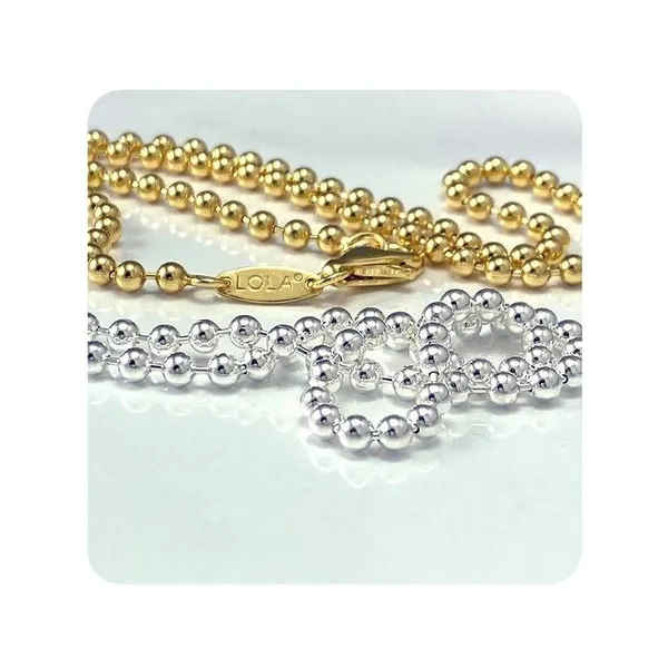 LOLA 5mm Ball Necklace DeScenza Diamonds Boston, MA