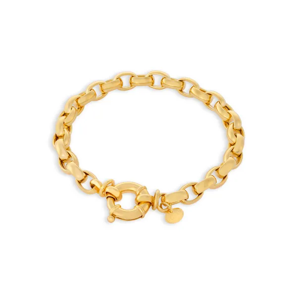LOLA Plated 7\ 7mm Rolo Bracelet