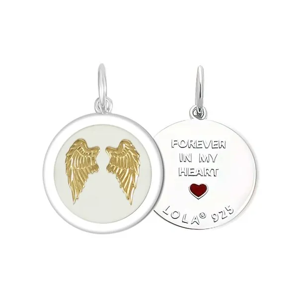 LOLA Angel Wing Pendant DeScenza Diamonds Boston, MA
