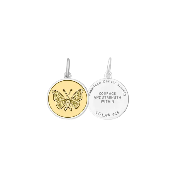 LOLA American Cancer Society Butterfly Pendant DeScenza Diamonds Boston, MA
