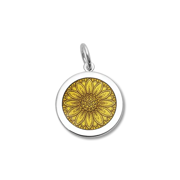 LOLA Sunflower Pendant DeScenza Diamonds Boston, MA