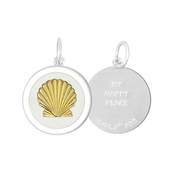 LOLA Shell Pendant DeScenza Diamonds Boston, MA