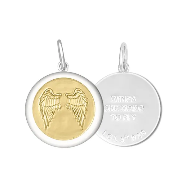LOLA Angel Wing Pendant DeScenza Diamonds Boston, MA