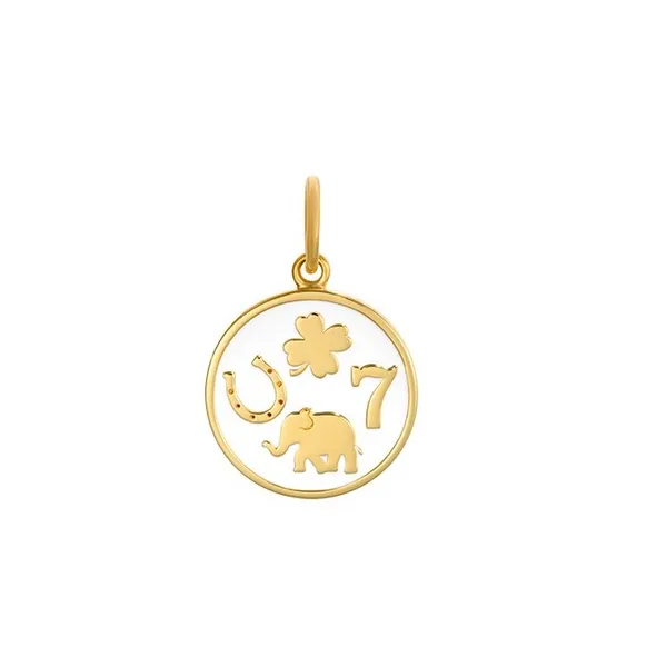 LOLA Plated Lucky You Pendant DeScenza Diamonds Boston, MA