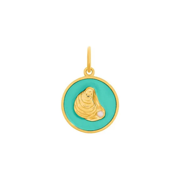 LOLA Plated oyster Pendant DeScenza Diamonds Boston, MA