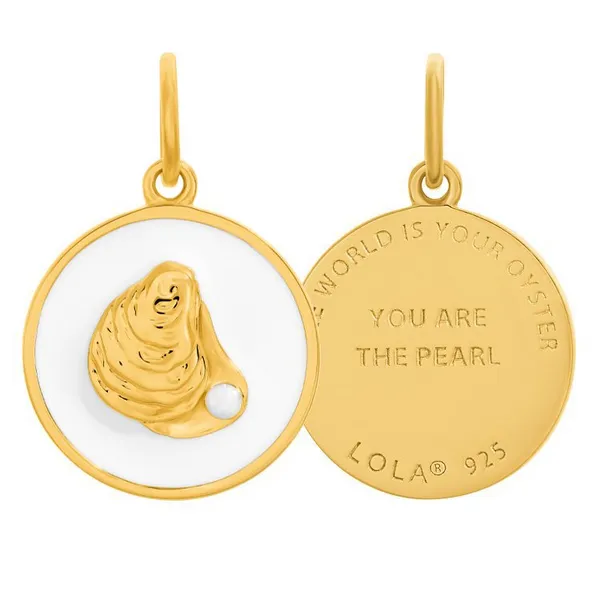 LOLA Plated Oyster Pendant DeScenza Diamonds Boston, MA