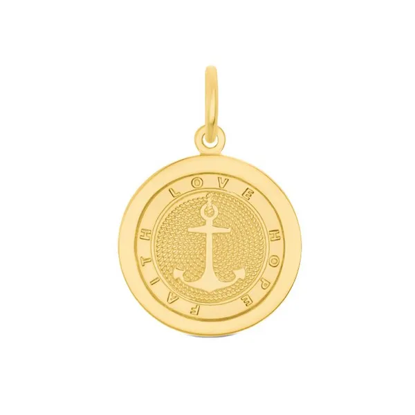 LOLA Plated Anchor Pendant DeScenza Diamonds Boston, MA