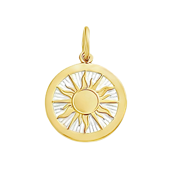 LOLA Plated Sun Pendant DeScenza Diamonds Boston, MA