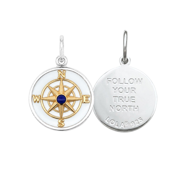 LOLA True North Compass Pendant DeScenza Diamonds Boston, MA