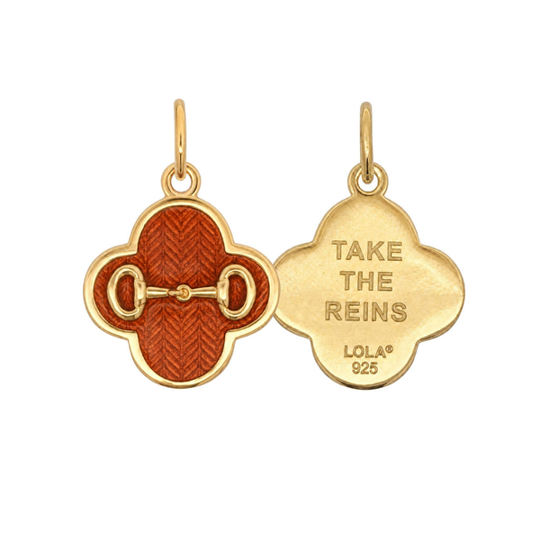 LOLA Plated Equestrian Pendant DeScenza Diamonds Boston, MA