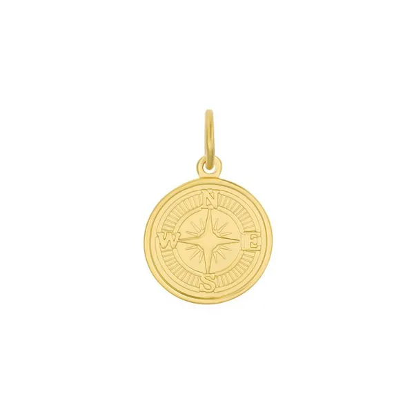 LOLA Plated Compass Rose Pendant DeScenza Diamonds Boston, MA