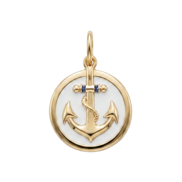 LOLA Plated Anchor Gratitude Pendant DeScenza Diamonds Boston, MA