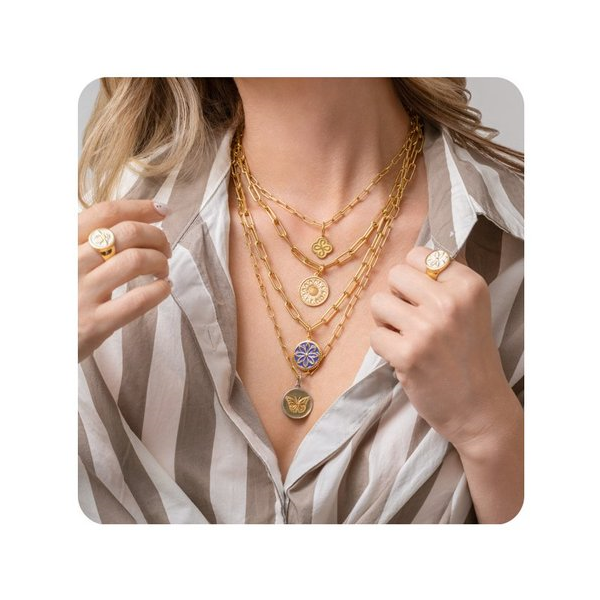 LOLA Plated Daisy Ring DeScenza Diamonds Boston, MA