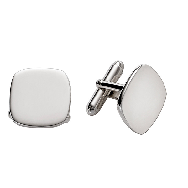 DeScenza Collection Mens Silver Cuff Links DeScenza Diamonds Boston, MA