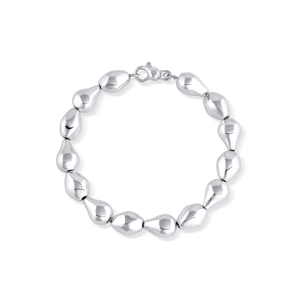 Zina Silver Bead Bracelet DeScenza Diamonds Boston, MA