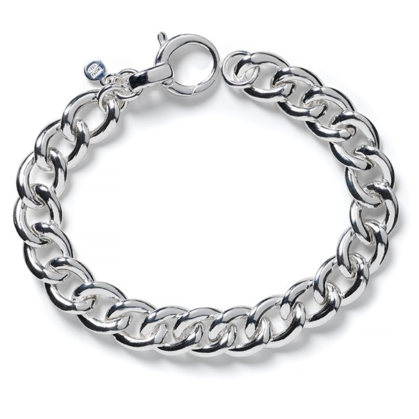 DeScenza Collection Silver Curb Link Bracelet DeScenza Diamonds Boston, MA