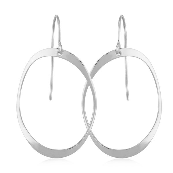 DeScenza Collection Silver Dangle Earrings DeScenza Diamonds Boston, MA