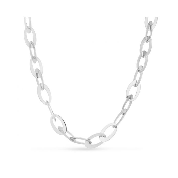 DeScenza Collection Silver Link Necklace DeScenza Diamonds Boston, MA