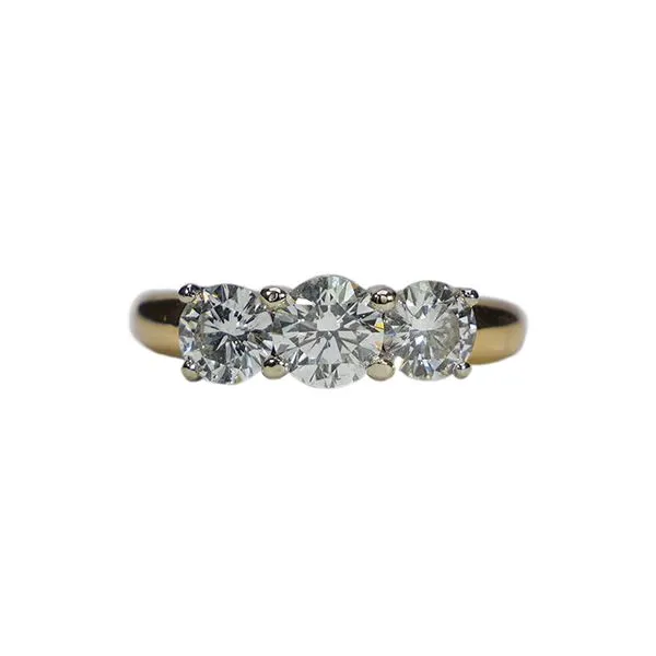 D. Geller Collection 14K Diamond Three Stone Ring D. Geller & Son Jewelers Atlanta, GA
