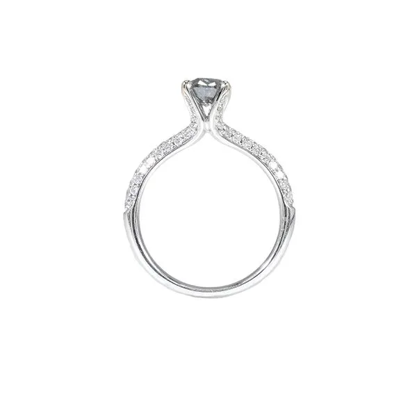 D. Geller Collection 18K Diamond Pave Engagement Ring Image 2 D. Geller & Son Jewelers Atlanta, GA