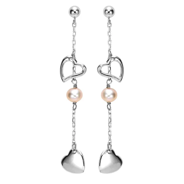 D. Geller Collection Sterling Silver Pearl Dangle Earrings D. Geller & Son Jewelers Atlanta, GA