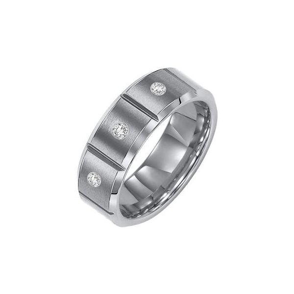 D. Geller Collection Tungsten Carbide Diamond Gents Band D. Geller & Son Jewelers Kennesaw, GA