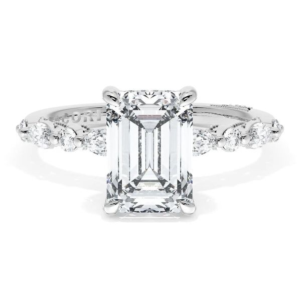 Tacori Platinum Diamond Halo Engagement Ring D. Geller & Son Jewelers Kennesaw, GA