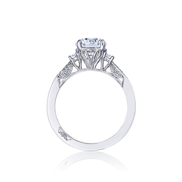 Tacori Platinum Diamond Three Stone Engagement Ring Image 2 D. Geller & Son Jewelers Kennesaw, GA