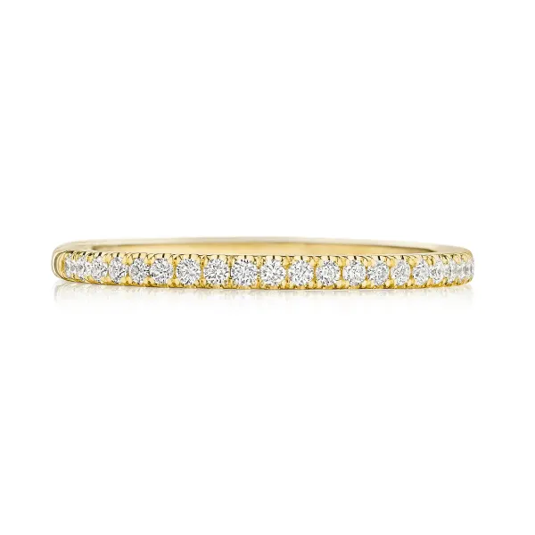 Tacori 18K Diamond Half Eternity Band D. Geller & Son Jewelers Kennesaw, GA