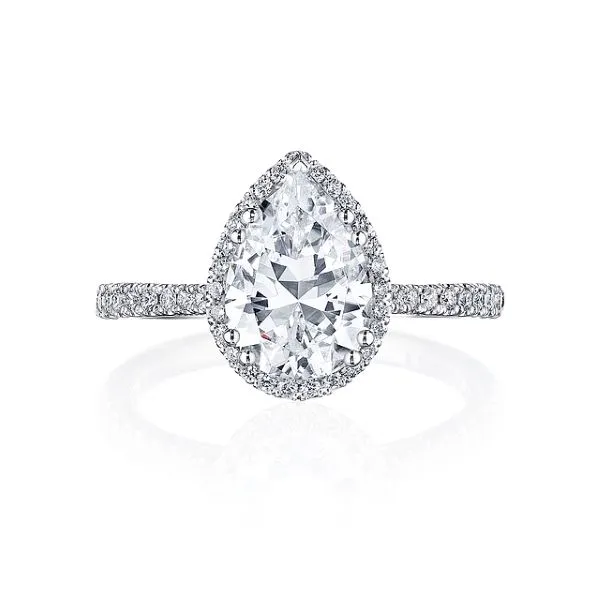 Tacori 18K Diamond Halo Engagement Ring D. Geller & Son Jewelers Kennesaw, GA