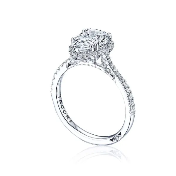 Tacori 18K Diamond Halo Engagement Ring Image 3 D. Geller & Son Jewelers Kennesaw, GA