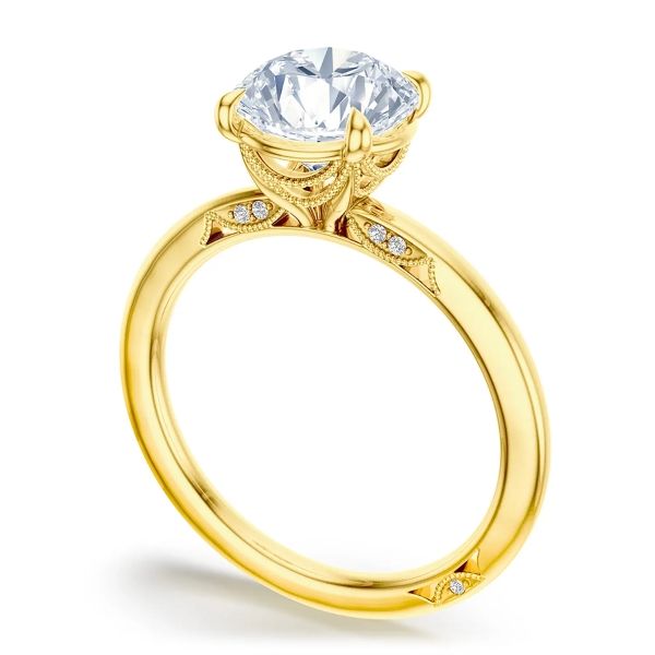 Tacori 18K Solitaire Engagement Ring Image 3 D. Geller & Son Jewelers Kennesaw, GA