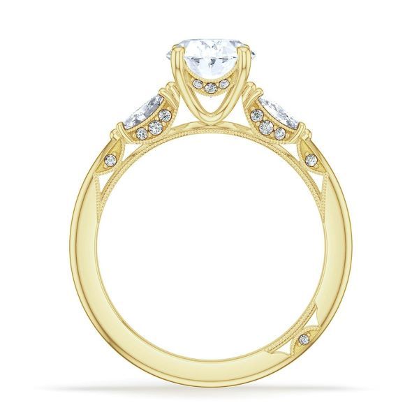 Tacori 18K Diamond Three Stone Engagement Ring Image 2 D. Geller & Son Jewelers Kennesaw, GA