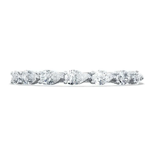 Tacori 18K Diamond Half Eternity Band D. Geller & Son Jewelers Kennesaw, GA