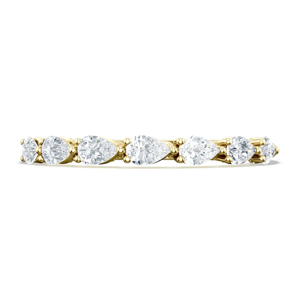 Tacori 18K Diamond Half Eternity Band D. Geller & Son Jewelers Kennesaw, GA