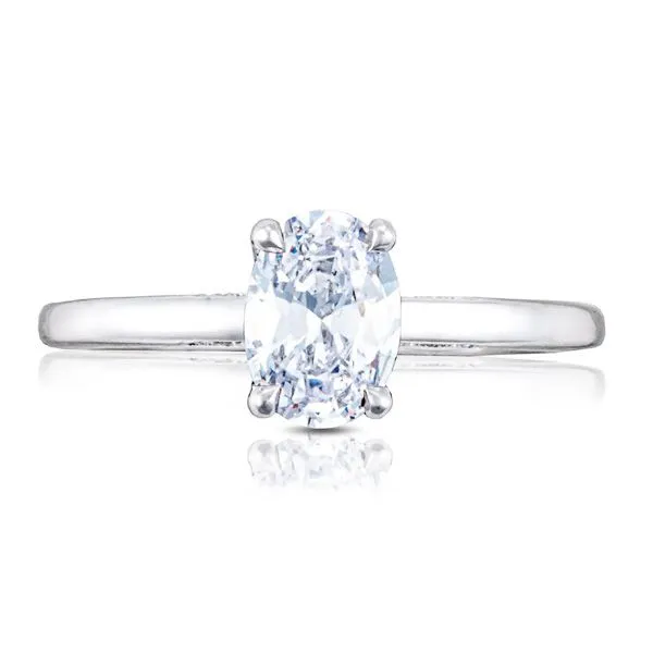 Tacori Platinum Diamond Hidden Bloom Engagement Ring D. Geller & Son Jewelers Kennesaw, GA